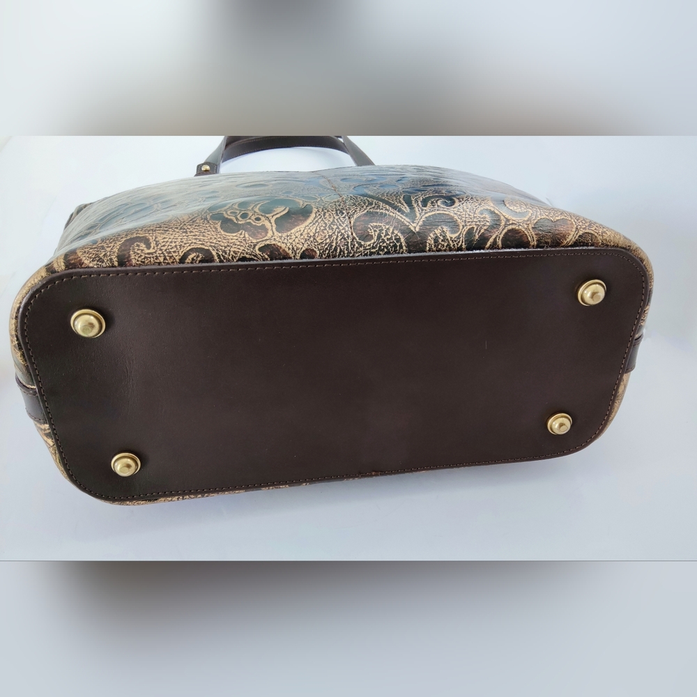 Brahmin Asher Large Tote In The Getsby Bronze. Pre-owned. 15×12×5. - Picture 5 of 10